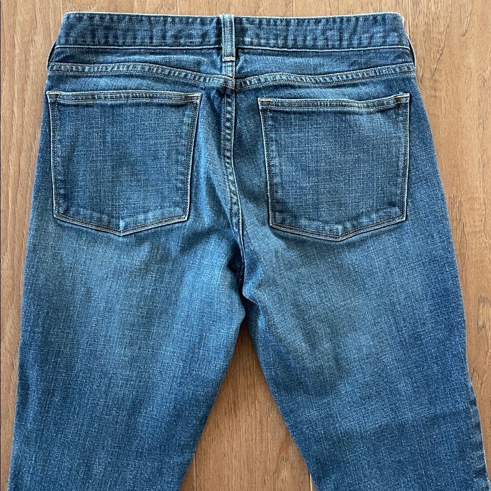 J Crew Women's Toothpick Cropped Stretch Blue Jeans 29 - Picture 5 of 8